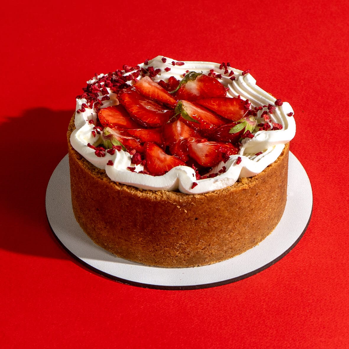 Бенто чизкейк Нью-Йорк з полуницею від Cheesecake Family на свято