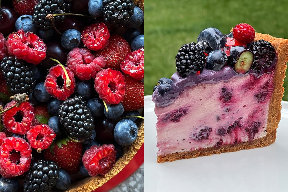 Cheesecake “VERY BERRY” with berries