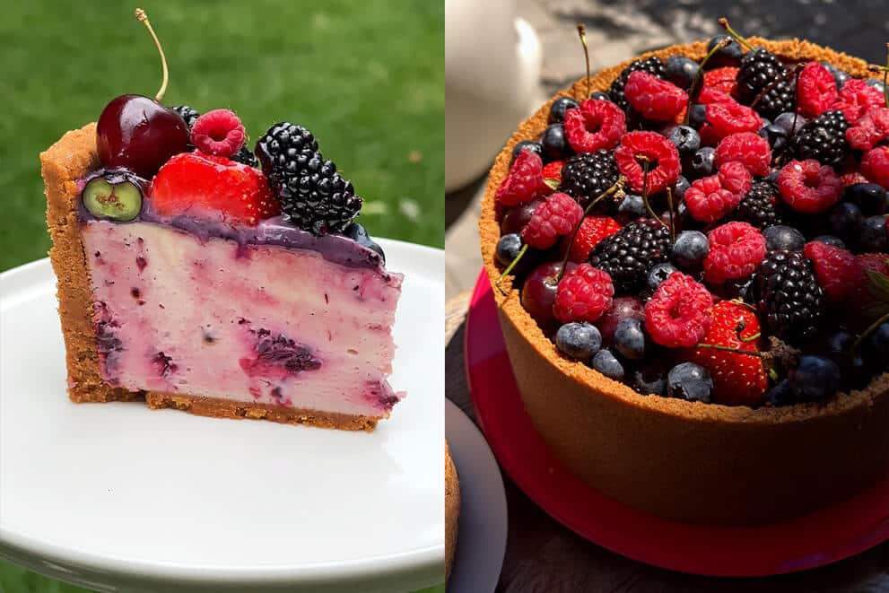 Cheesecake “VERY BERRY” with berries