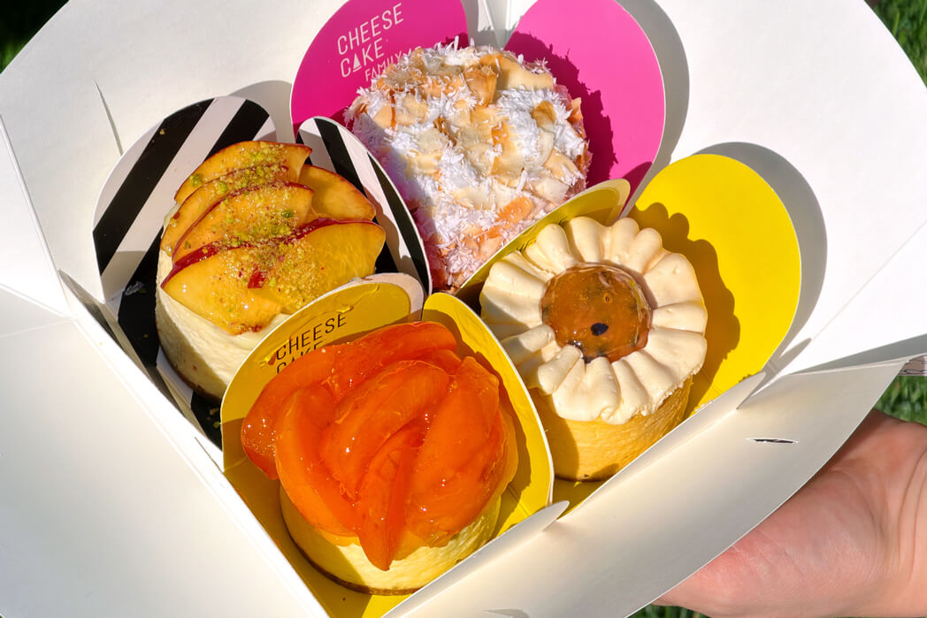 Set of mini cheesecakes “Summer at a seaside” (4 pcs)